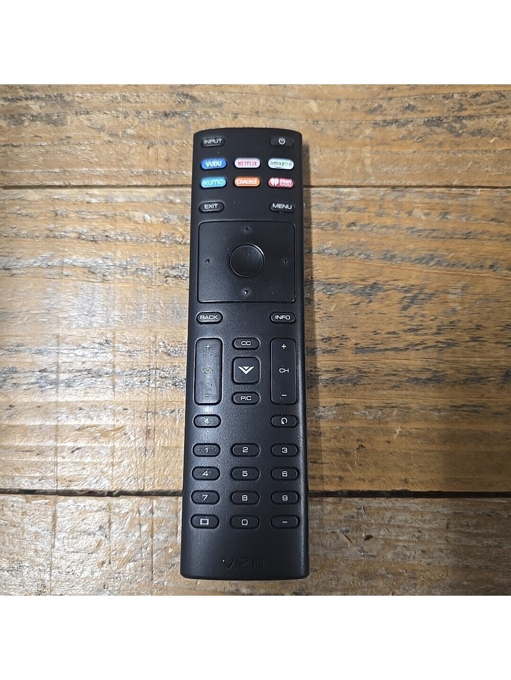 Vizio XRT136 Smart TV Remote OEM Tested Netflix Hulu Vudu No Battery Cover
